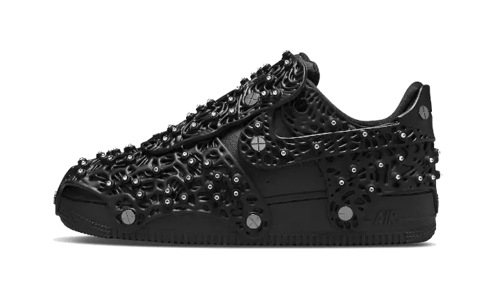 Air Force Low Swarovski Triple Black - Main Image