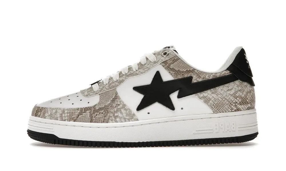 A Bathing Ape Bape Sta Snake Skin Beige