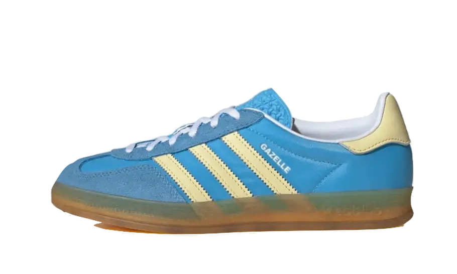 Adidas gazelle yellow and blue hotsell