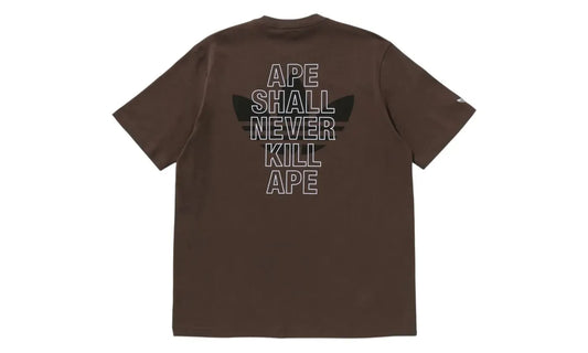 adidas x BAPE Ape Head Tee Brown