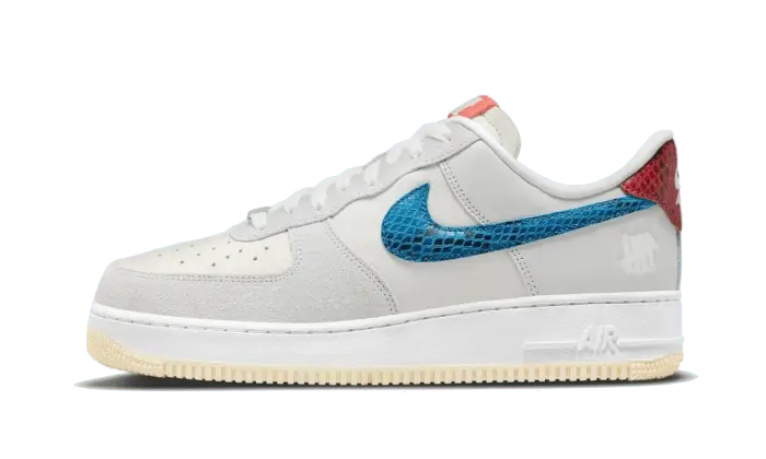 UNDEFEATED×Nike AirForce1 Low 5OnIt 28cm Nike Air Force 1 Low SP Undefeated 5 On It Blue Yellow Croc