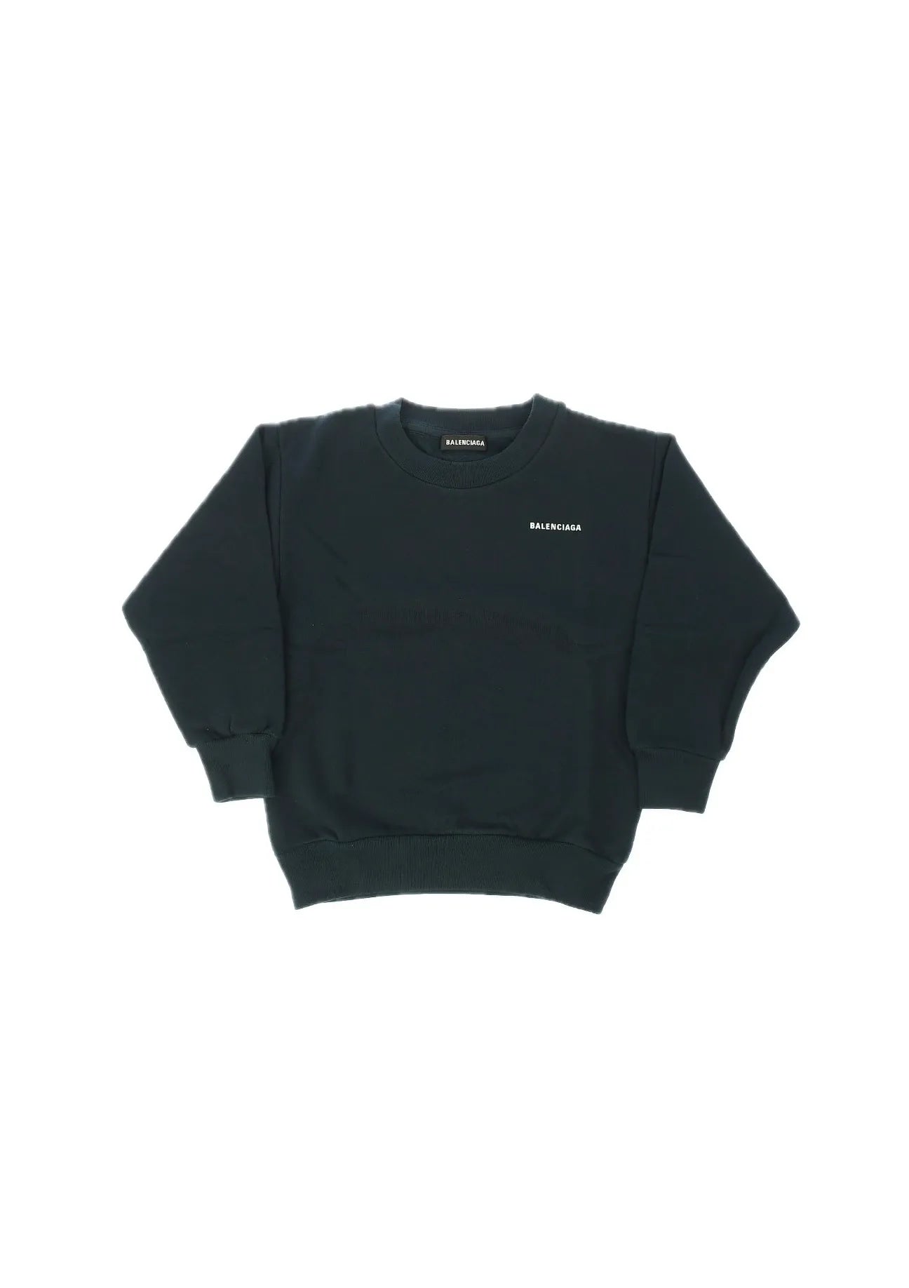 Balenciaga Logo Print Crewneck Black