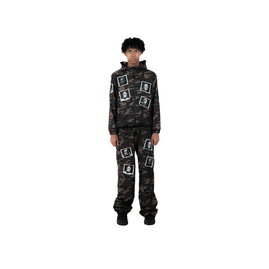 Blurry Universe Wind Pants Camo