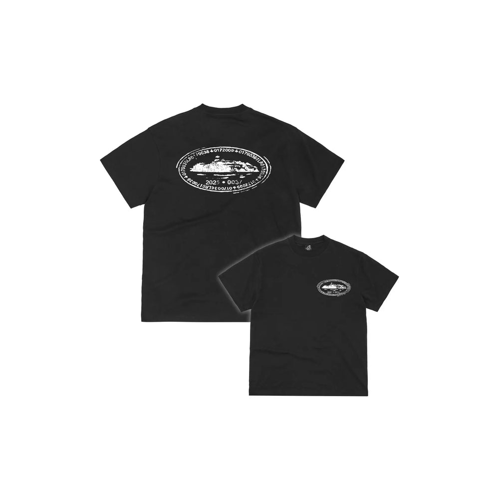 Corteiz Island Stamp Black Tee