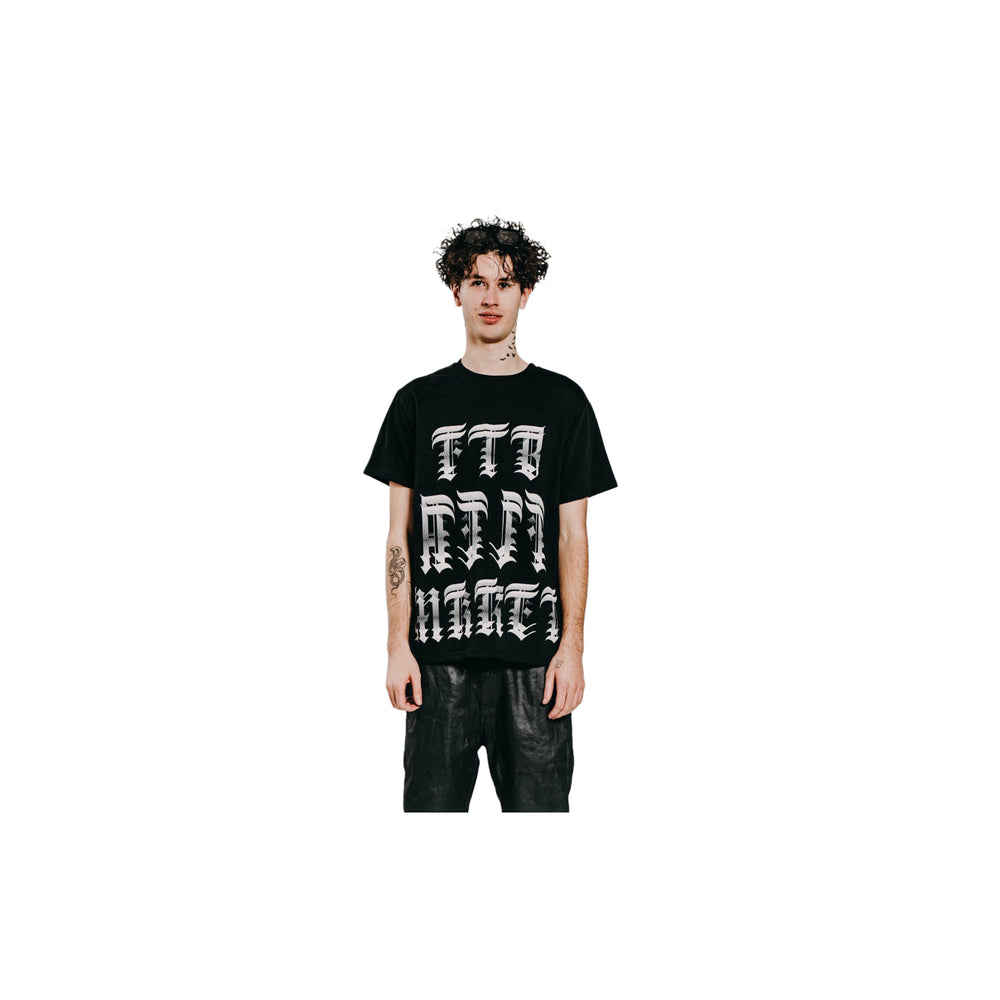 FVCK Ftb Flea Mrkt Tee Black - FVCK-FLEATEE-BLACK