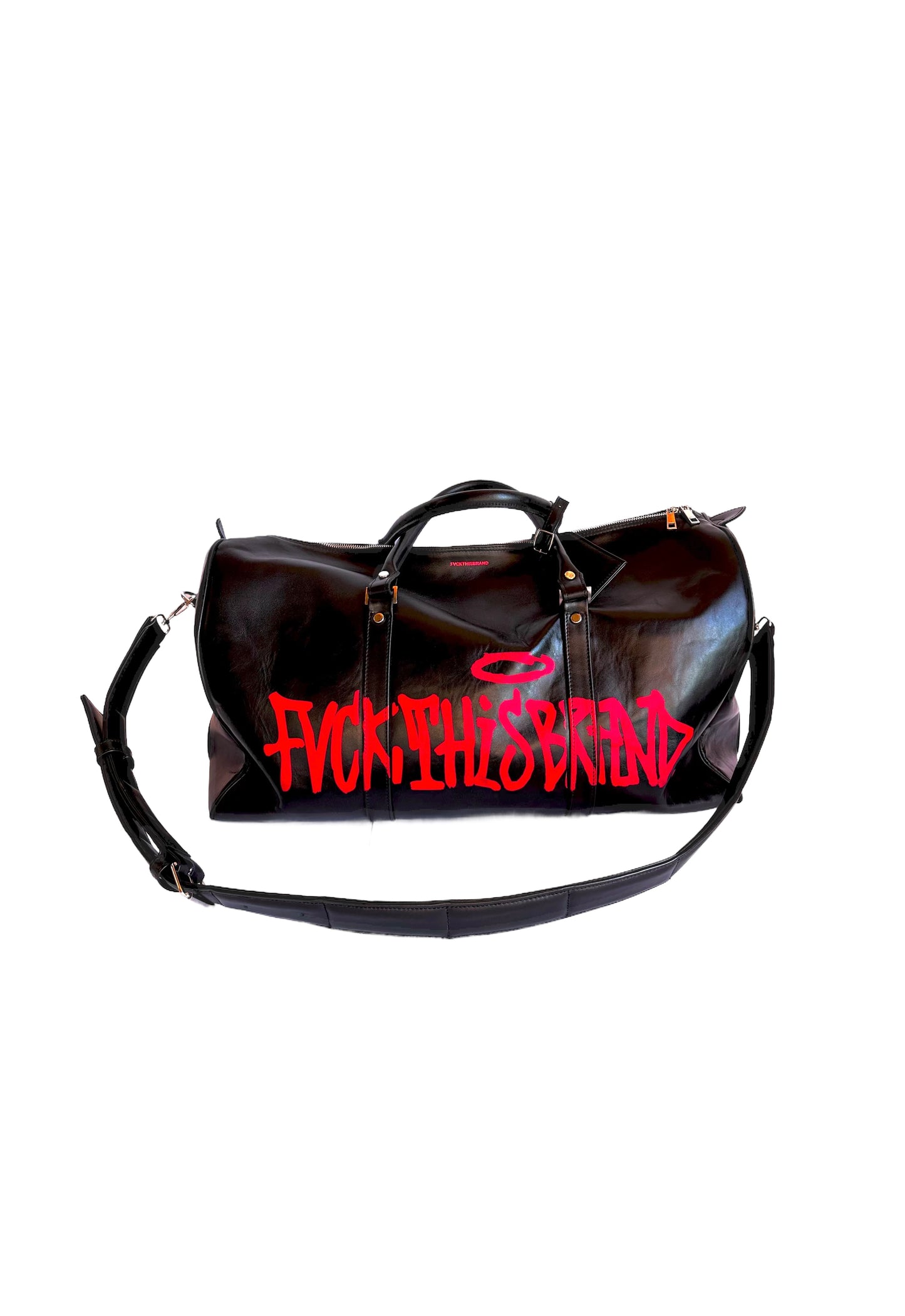 FVCKTHISBRAND Duffle Bag Keepall Black - FVCK-DUFFLE-BAG-BLACK