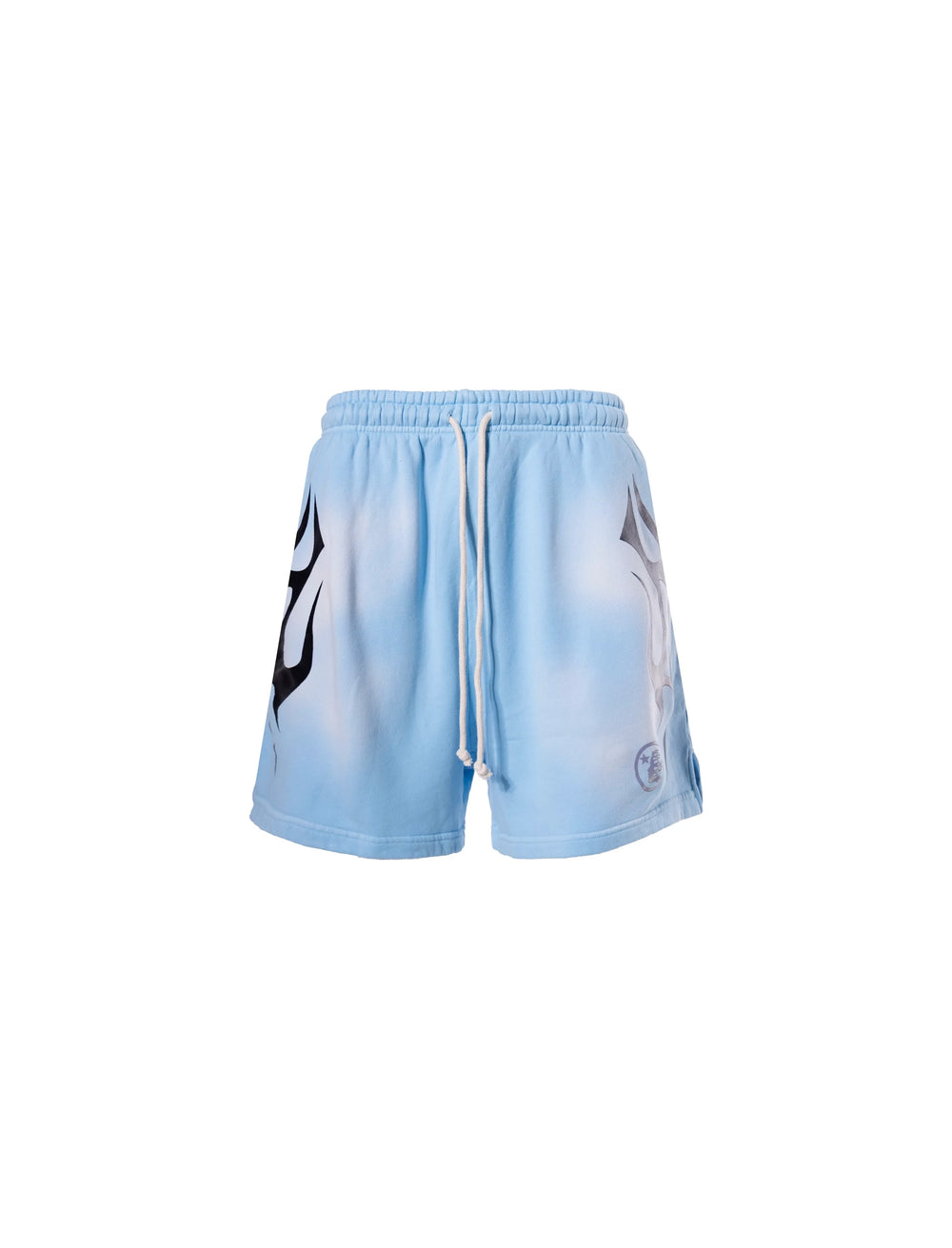 Hellstar Flame Shorts Blue