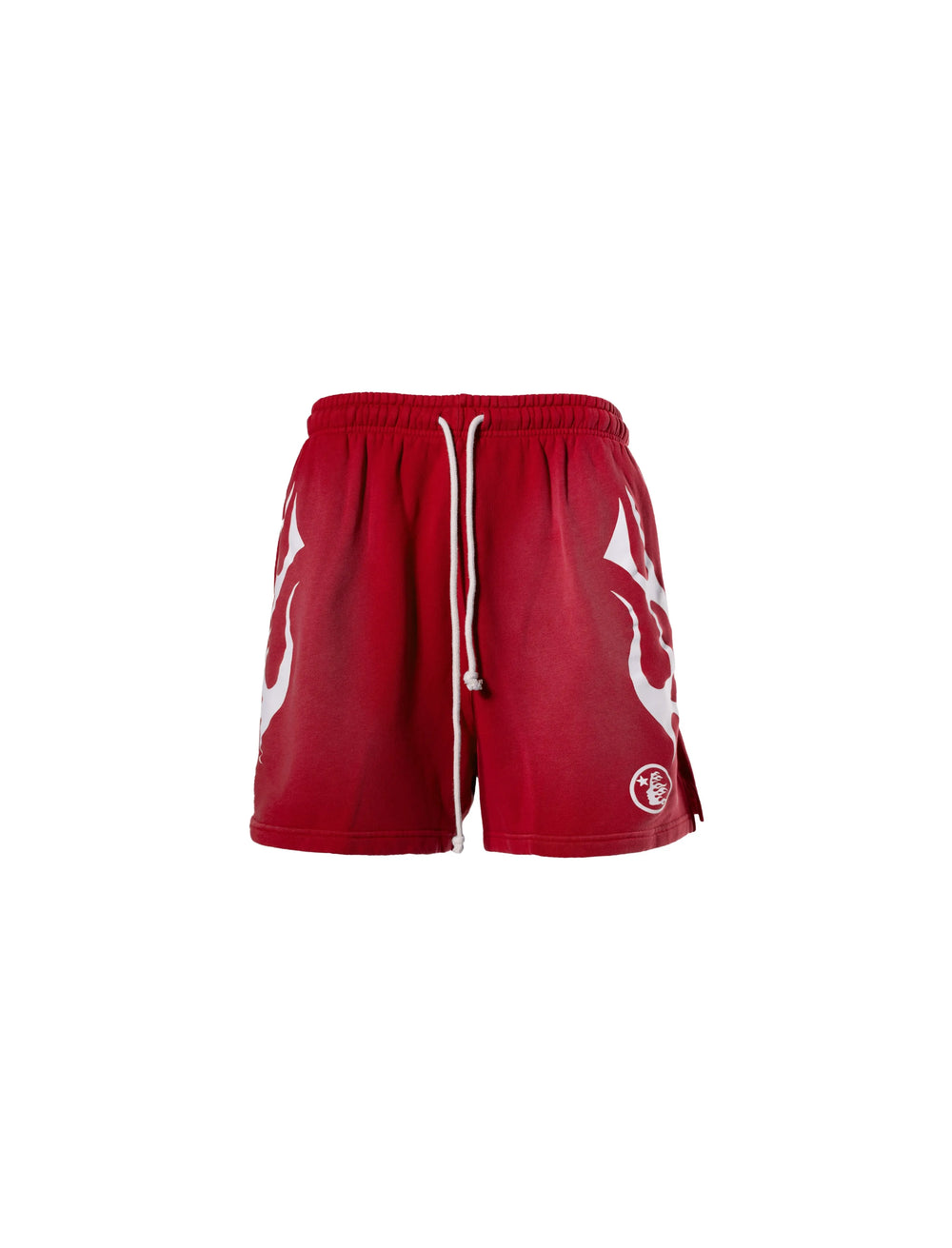 Hellstar Flame Shorts Red