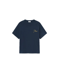 Rhude Classique Raglan Logo Tee Navy
