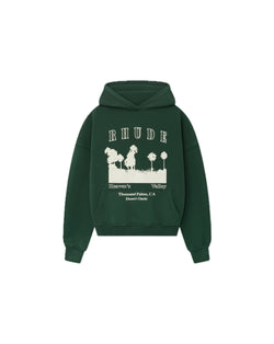 Rhude Thousand Palms Hoodie Vintage Forest Green