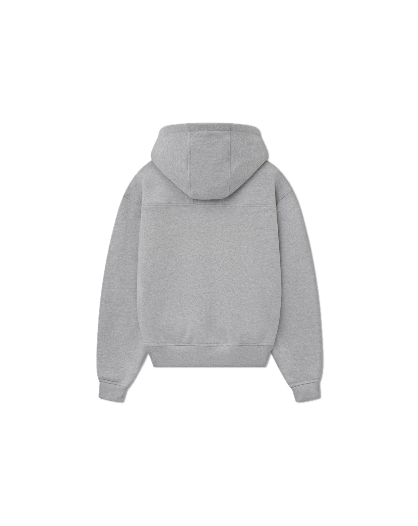 Rhude Classique Full Zip Hoodie Heather Grey