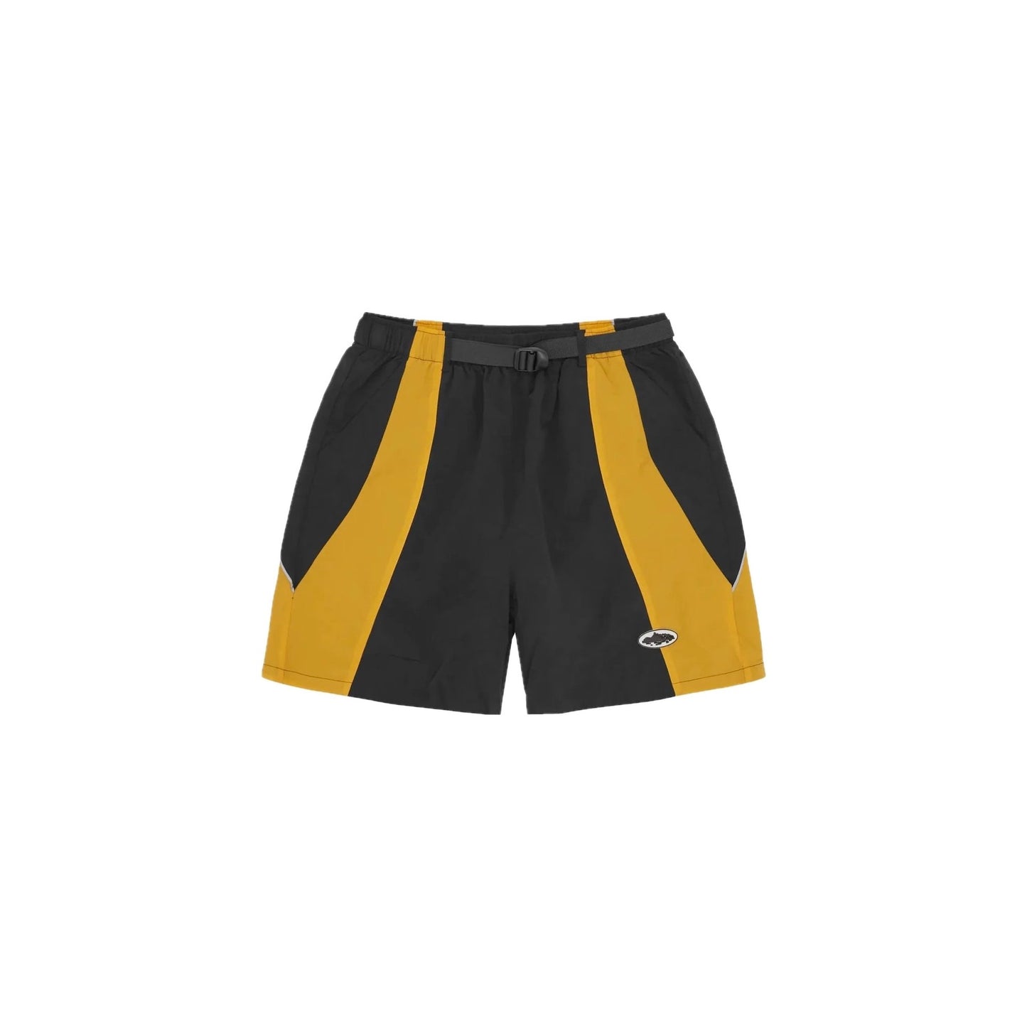 Corteiz Spring Shorts Black Yellow - CRTZ-SPRING-SHORTS-BLKYEL-24