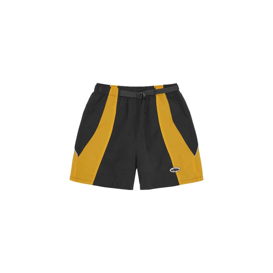 Corteiz Spring Shorts Black Yellow - CRTZ-SPRING-SHORTS-BLKYEL-24
