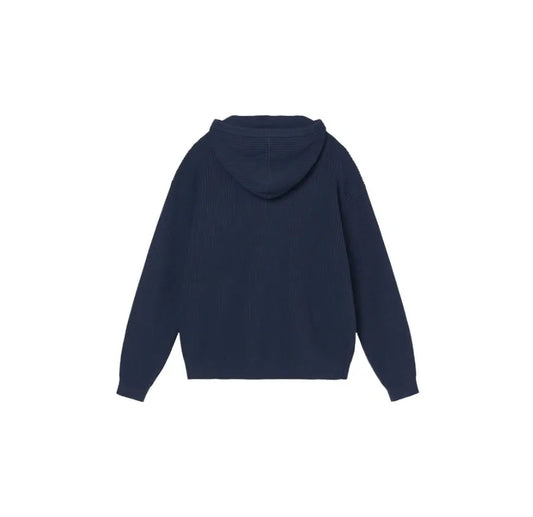 Stussy Cotton Knit Hood Navy