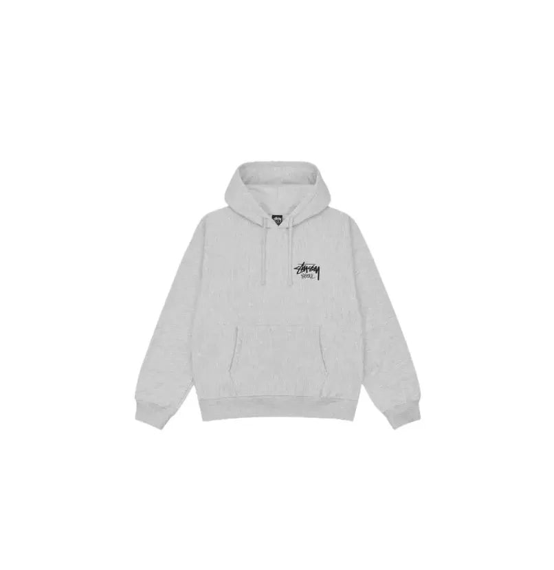 Stussy Seoul Chapter Hoodie Ash Grey