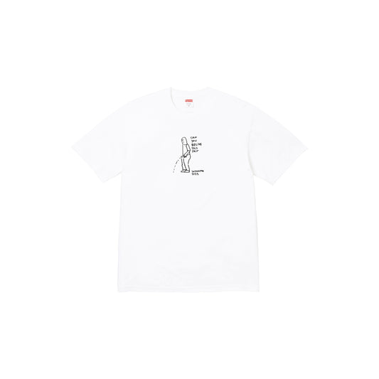 Supreme Piss Tee White - SUP-PISSTEE-WHITE