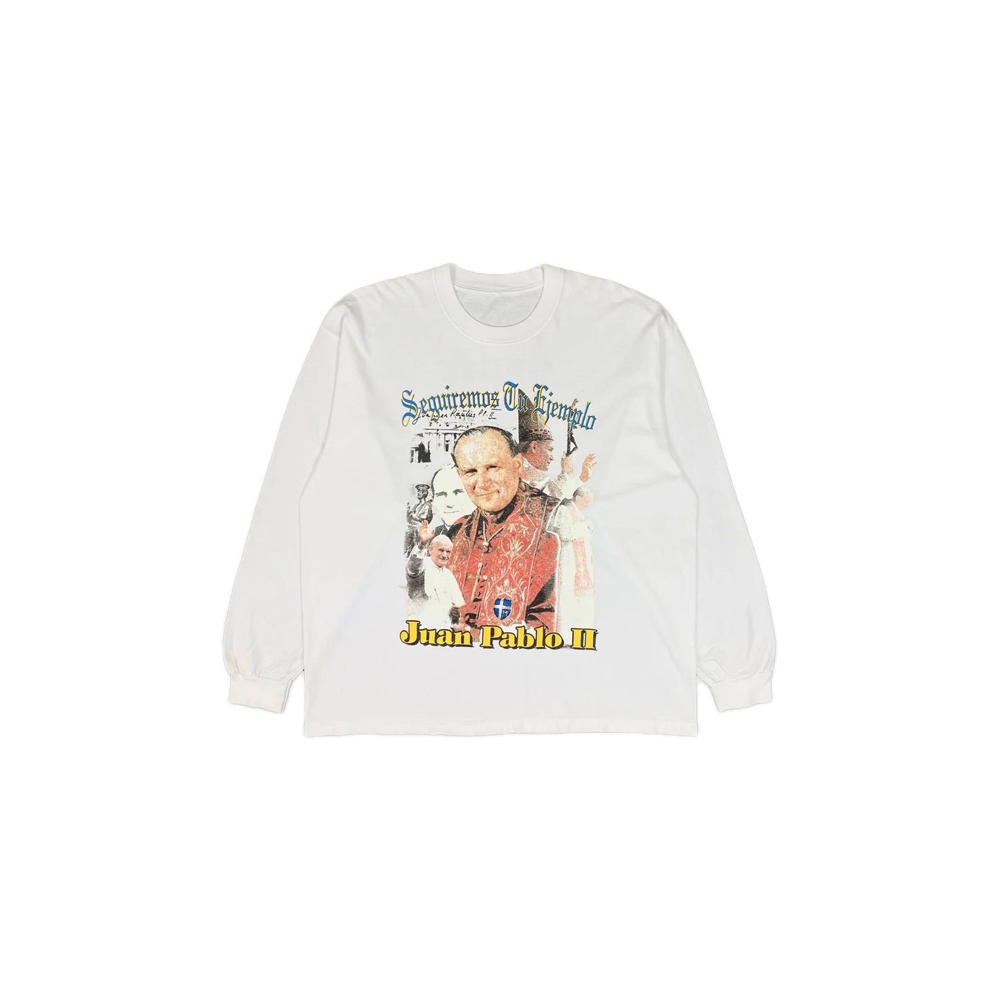 Yeezy White Lives Matter Juan Pablo II Longsleeve White - YZY-WLM-JP2-LS-WHT09