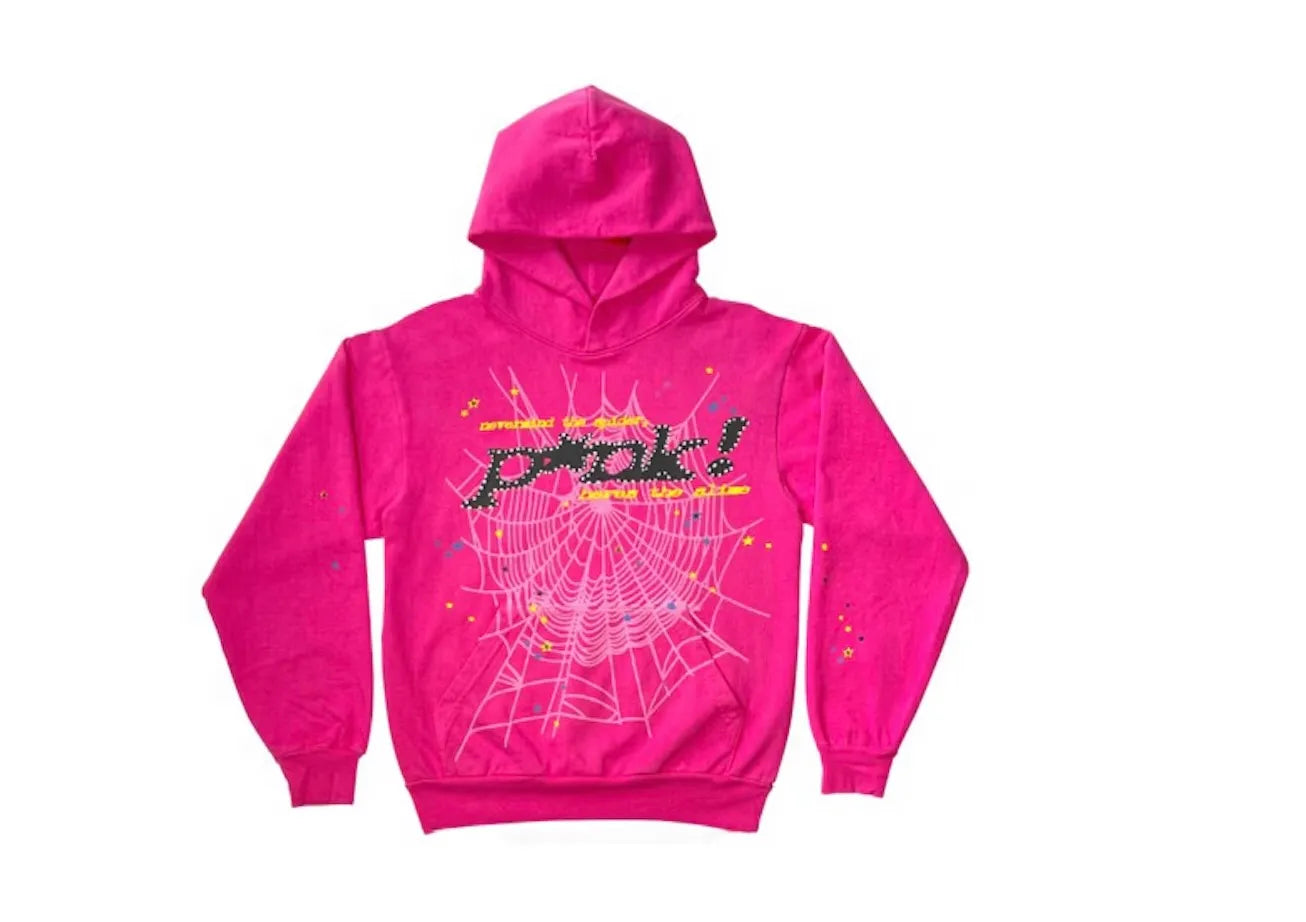 Sp5der P NK Hoodie Pink APLUG.PL APLUG PL