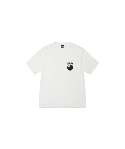 Stussy 8-Ball Pigment Tee White