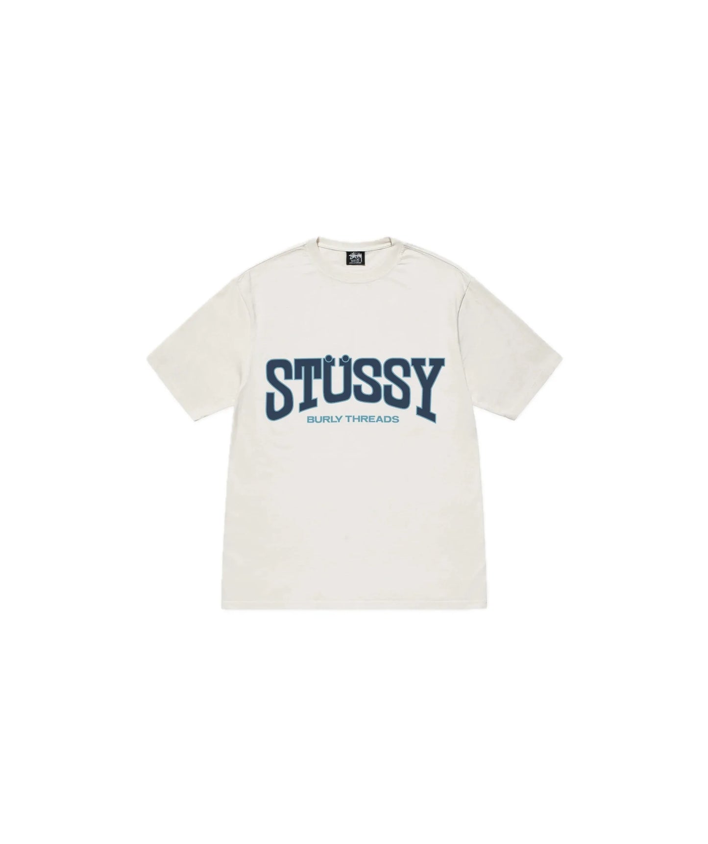 Stussy Burly Threads Tee Pigment Dyed Natural