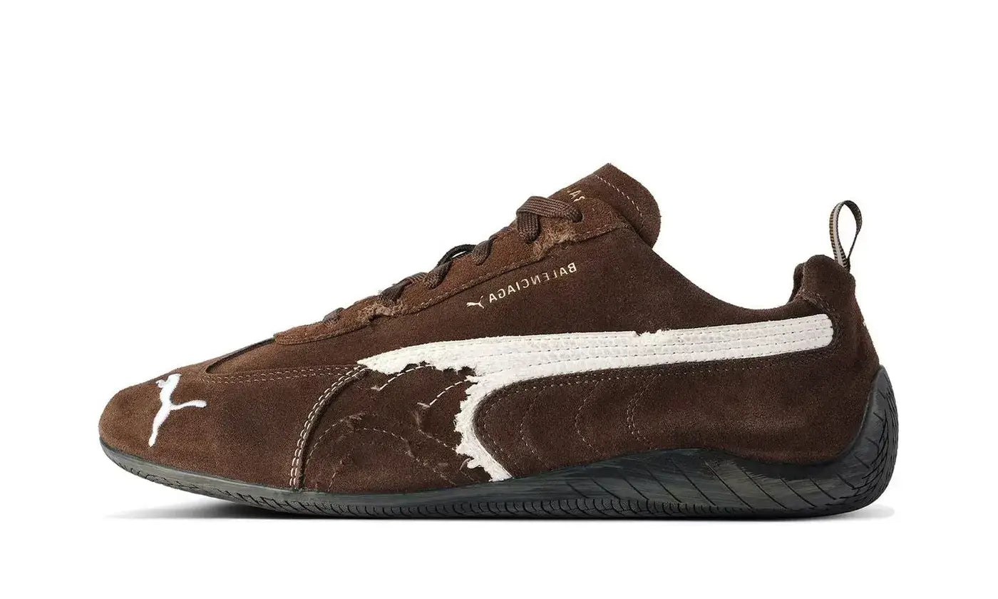 Balenciaga x Puma Speedcat Suede Distressed Brown White