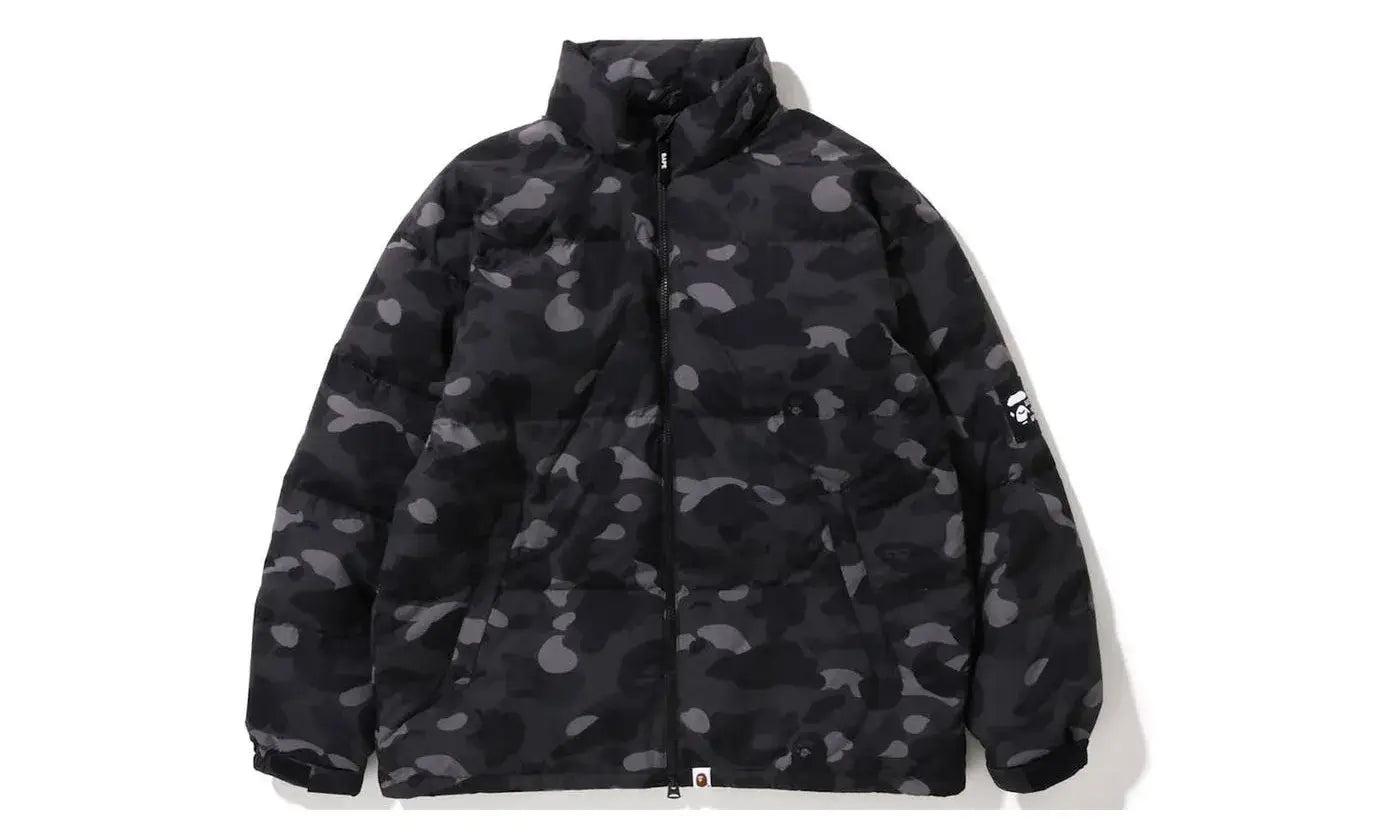 BAPE Color Camo Relaxed Fit Down Jacket Black