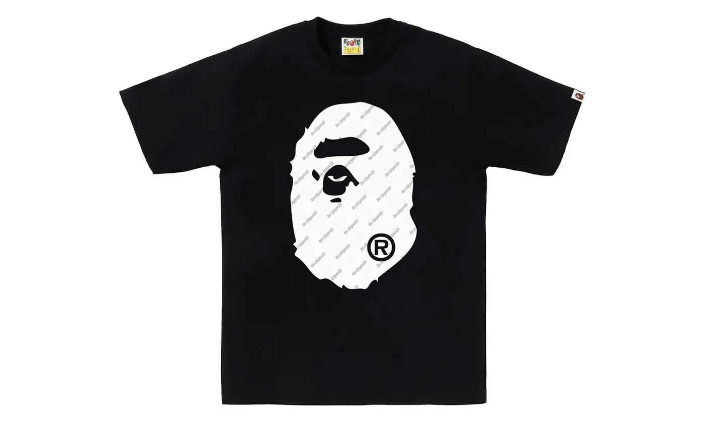 BAPE Hexagram Big Ape Head Tee Black - 1K30-110-034