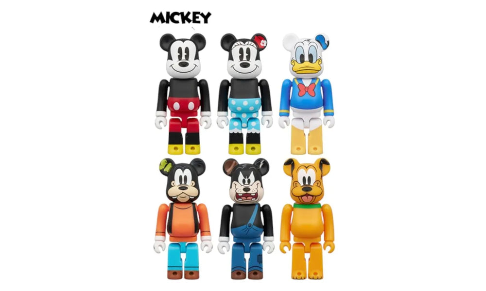 Bearbrick Chase Disney Mickey Mouse & Friends Sealed Case Blind Box - BEAR-BCDMM&-MULTI