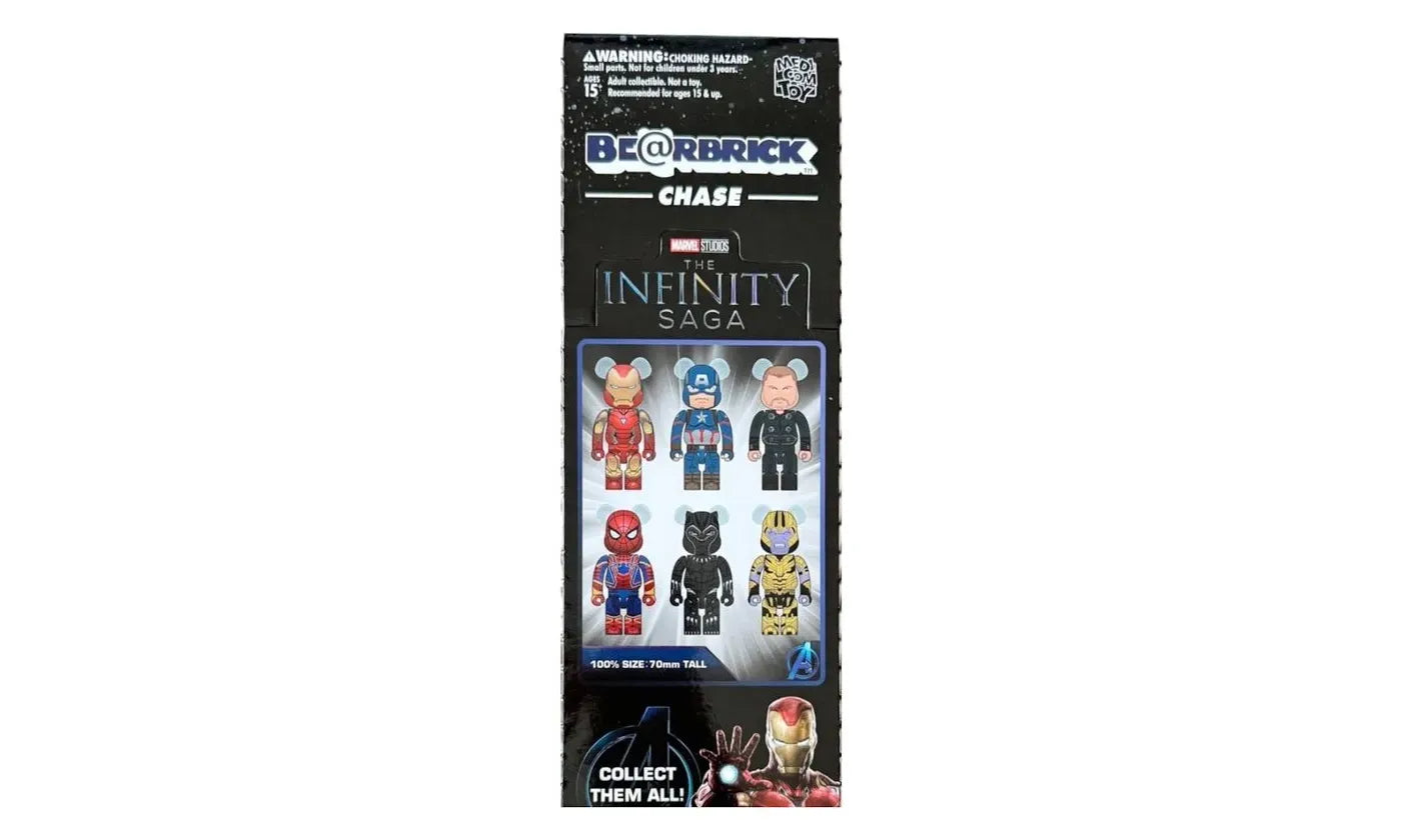 Bearbrick Chase Marvel Infinity Saga Sealed Case Blind Box