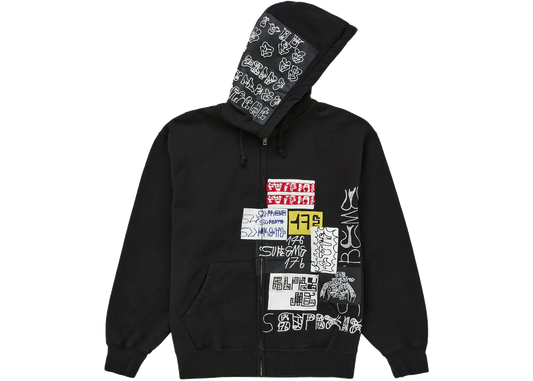 Supreme Supreme 176 Zip Up Hooded Sweatshirt Black