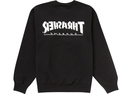 Supreme Supreme Thrasher Crewneck Black