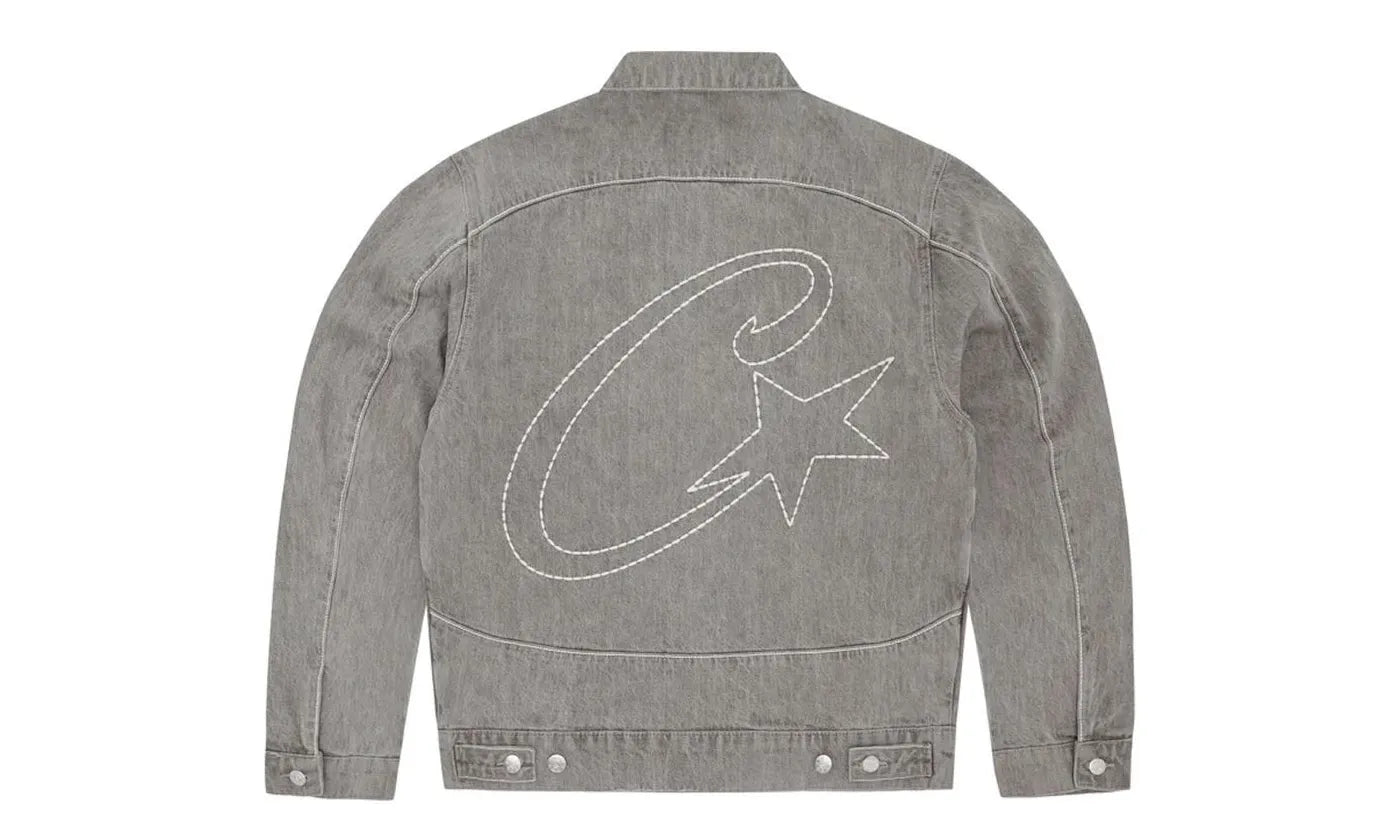 Corteiz C-Star Denim Trucker Jacket Grey - CORT-CCDTJG-GREY