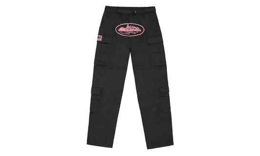 Corteiz Guerillaz Cargo Pant Black/Pink