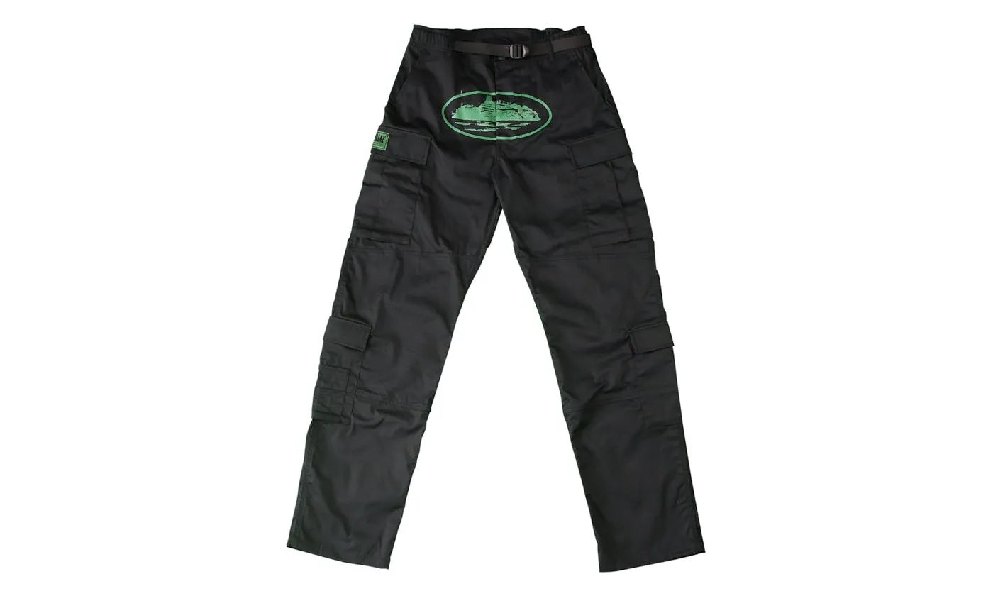 Corteiz Mula Guerillaz Cargos Black/Green