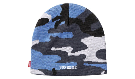 Supreme Supreme Nike Oval Beanie (FW26) Blue Camo