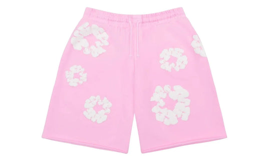 Denim Tears The Cotton Wreath Sweatshorts Powder Pink - DT-SWEATSHORTS-POWDERPINK