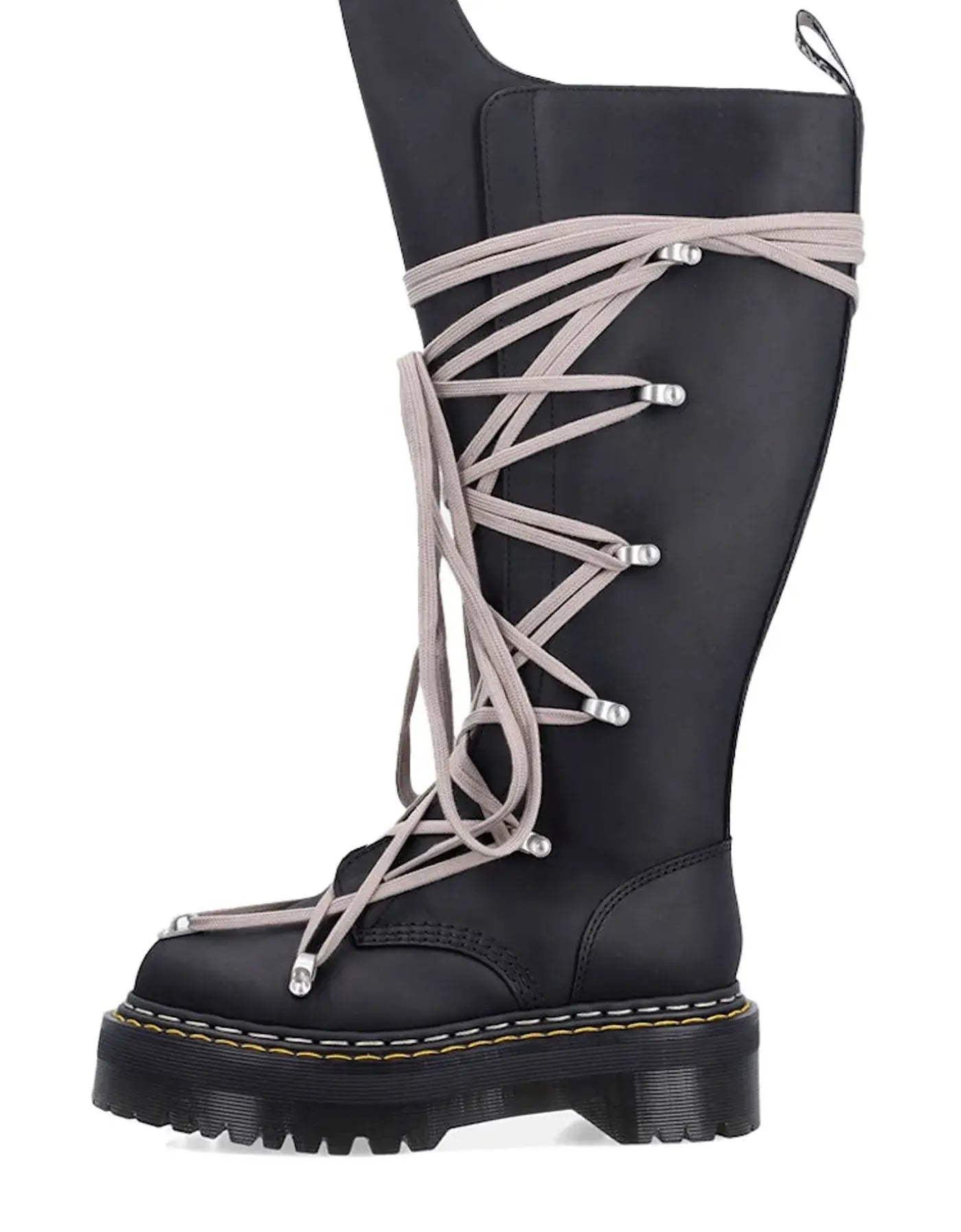 Rick Owens DRKSHDW x Dr Martens 1460 Quad Sole Pentalace Boot