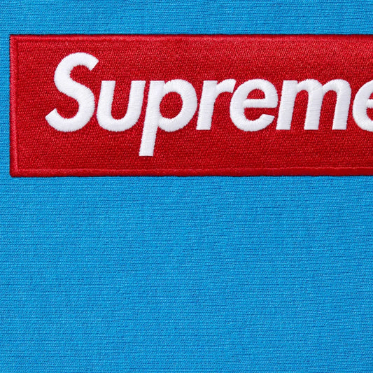 Supreme Box Logo Hooded Sweatshirt Cyan (FW25) - SUPHOODCYAN25