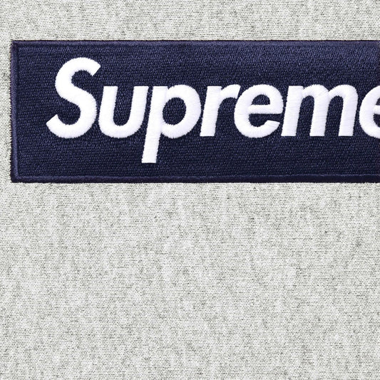 Supreme Box Logo Hooded Sweatshirt Heather Grey (FW25) - SUPHOODGRAY25