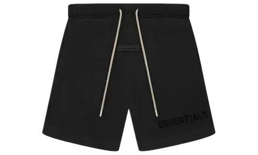 Fear of God Essentials Cream Drawstring Sweatshort Jet Black SS23