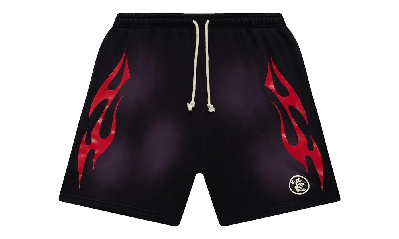 Hellstar Flame Shorts Purple