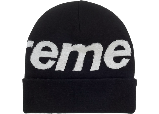 Supreme Big Logo Beanie (FW25) Black