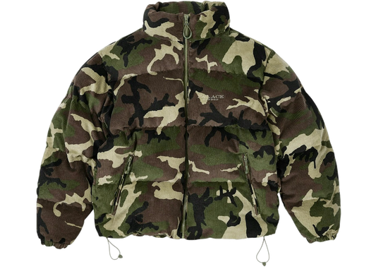 Palace Corduroy Puffa Jacket Camo