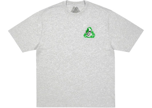Palace P3 Skull T-shirt Grey Marl