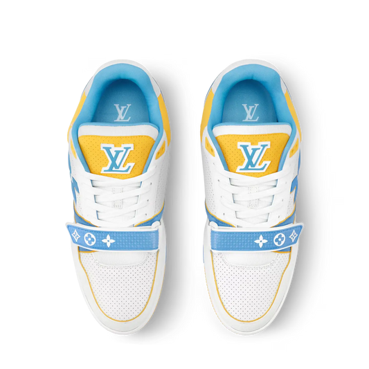 Louis Vuitton LV Trainer Yellow Blue - 1AIIXW
