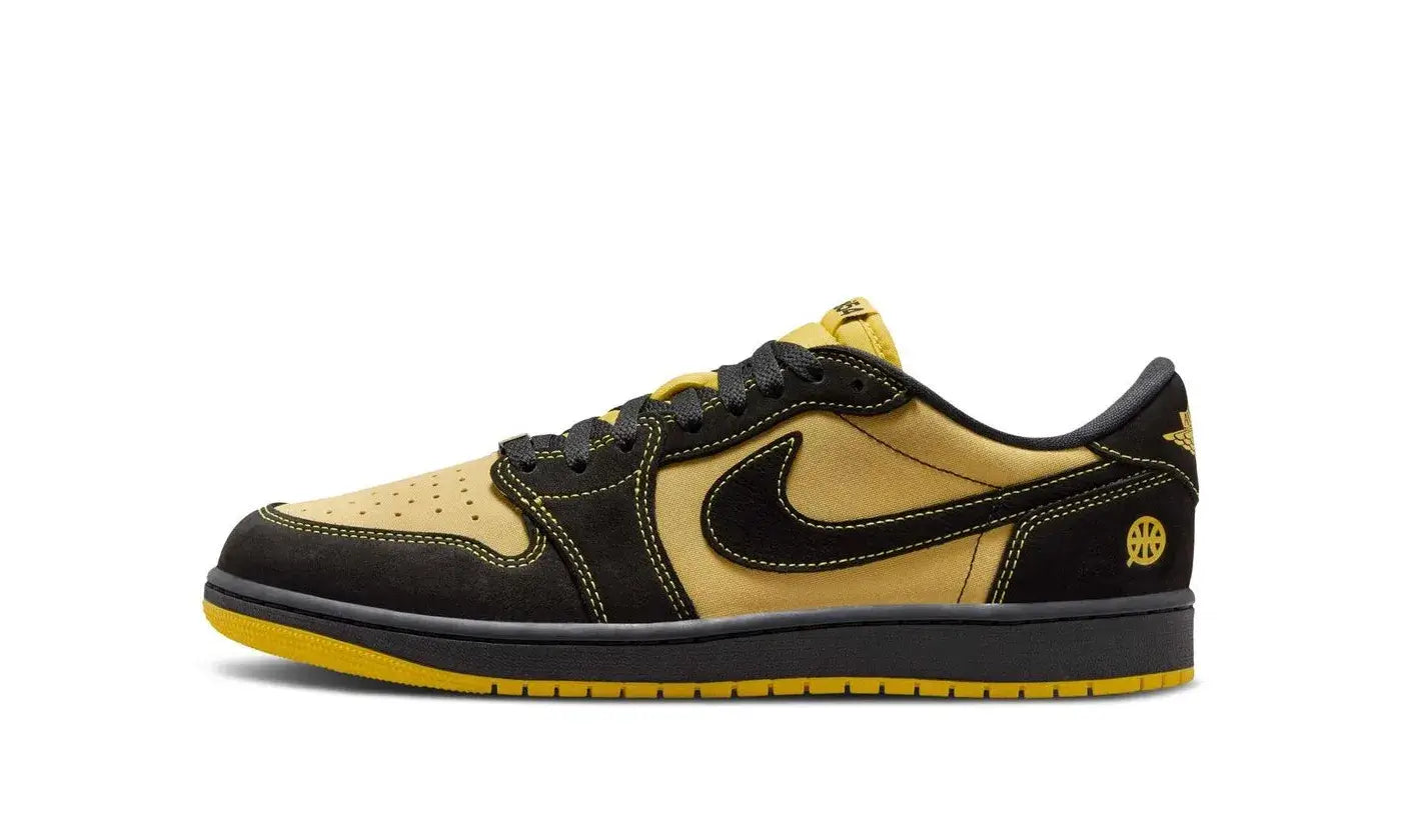 Air Jordan 1 Retro Low OG Quai 54 Black Tour Yellow Red