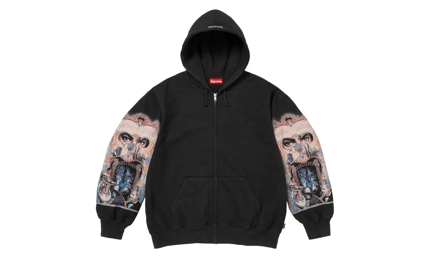 Supreme Supreme Michael Jackson Dangerous Zip Up Hooded Sweatshirt