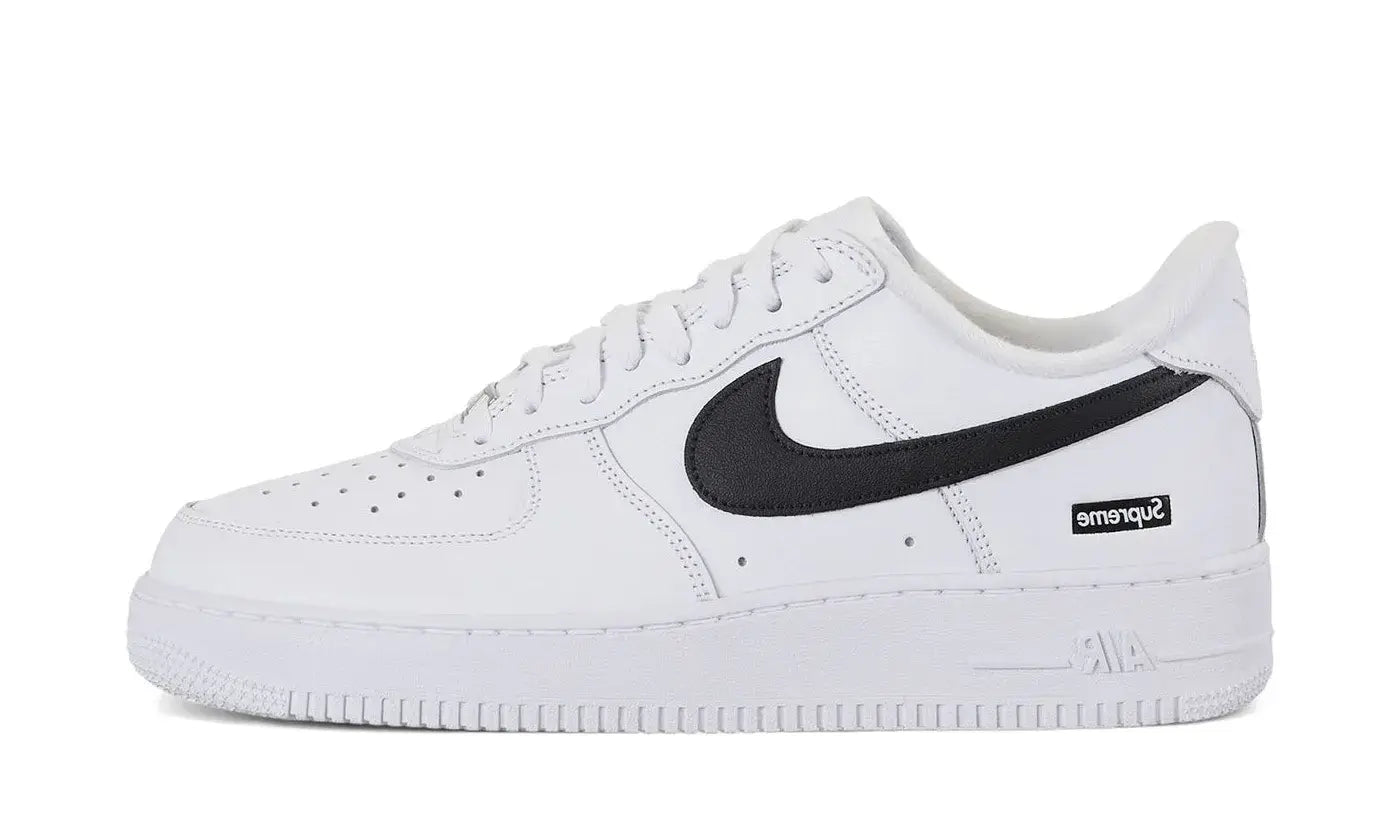 Nike Air Force Low Supreme White Black (CU9225-102)