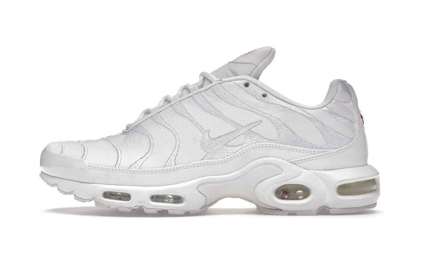 Nike Air Max Plus Triple White Leather - AJ2029-100