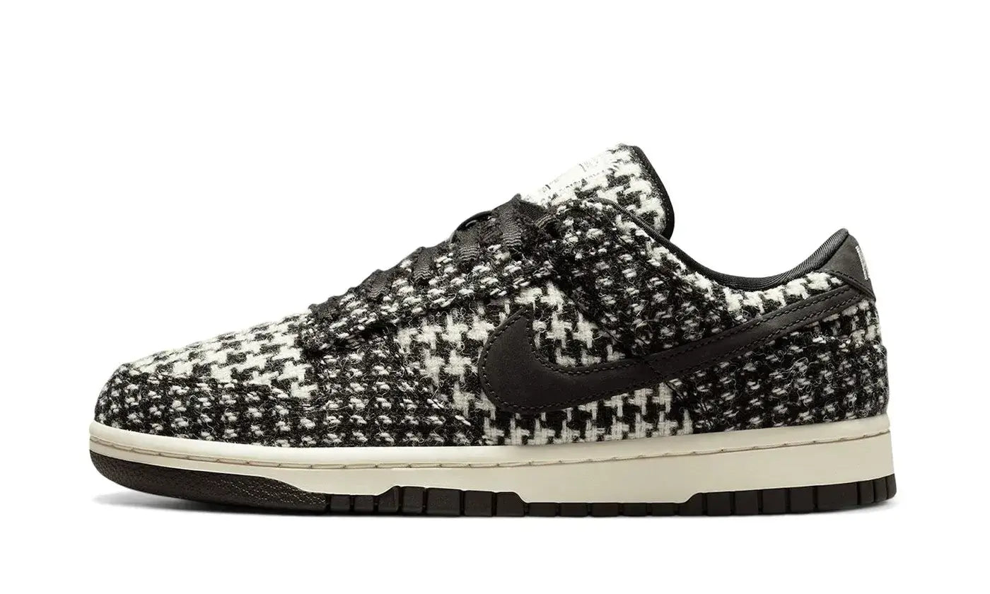 Nike Dunk Low Harris Tweed White Black Multi